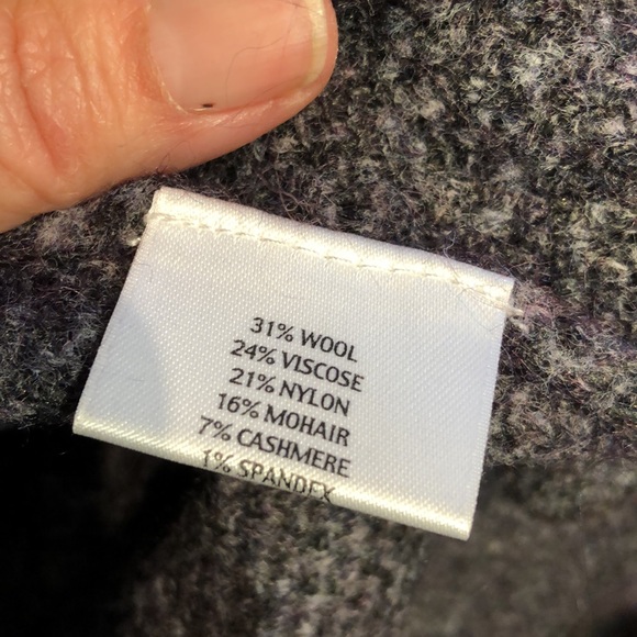 SzM collared cardigan , plum - Picture 4 of 8